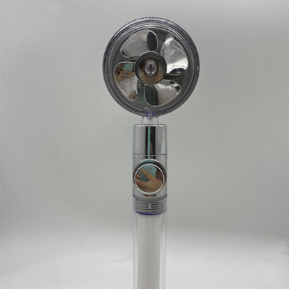 Cabeça De Chuveiro Com Hélice De Pressão Turbo Portátil
