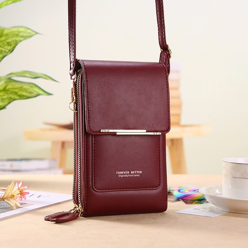Bolsa Feminina de Couro Anti-Furto Forever Young