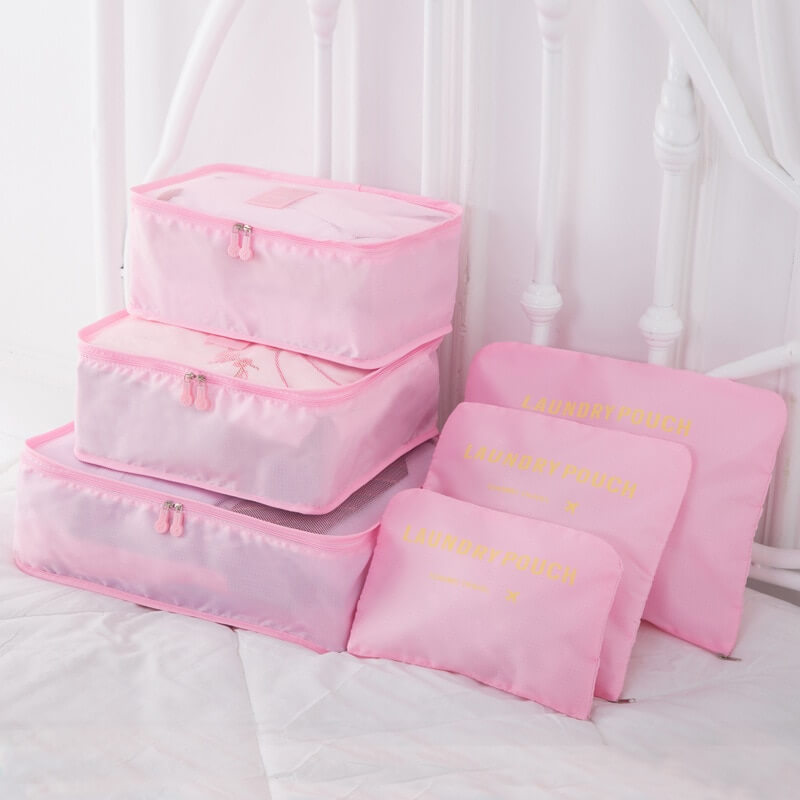 Kit de Bolsas organizadoras á prova d'água (+3 de Brinde)
