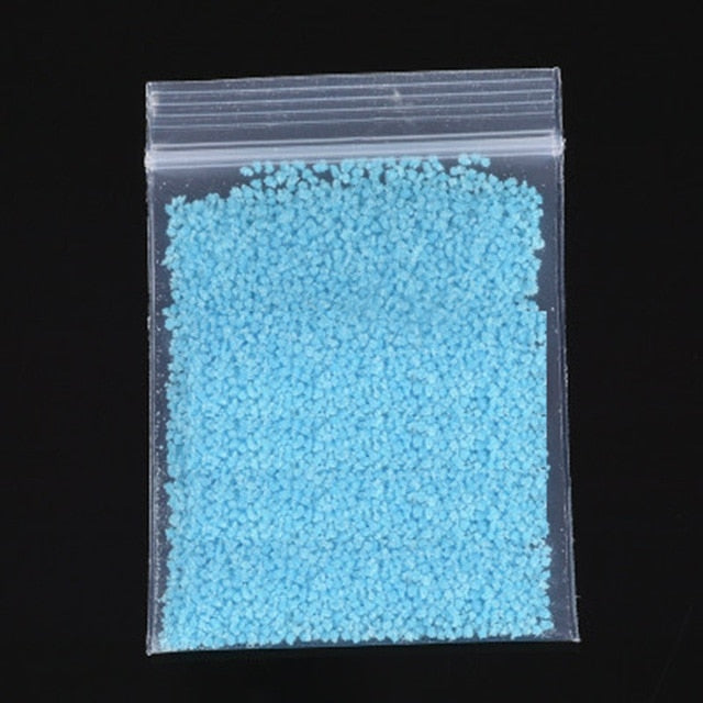 Brilho fluorescente no escuro 10g luminosa grão areia festa diy